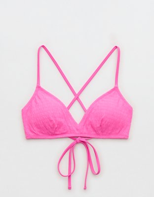 Aerie Skinny Strap Voop Bikini Top