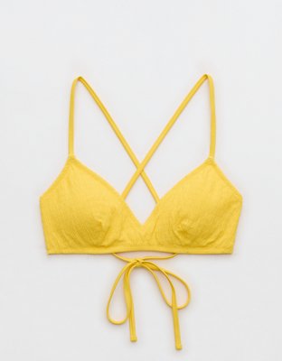 Aerie Skinny Strap Voop Bikini Top