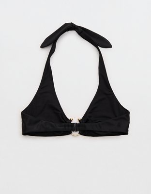 Aerie Horseshoe Ring Halter Voop Bikini Top
