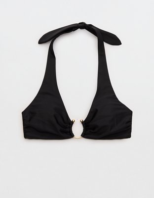 Aerie Horseshoe Ring Halter Voop Bikini Top