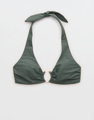 Aerie Horseshoe Ring Halter Voop Bikini Top