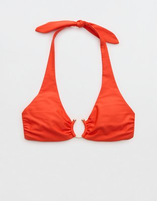 Aerie Horseshoe Ring Halter Voop Bikini Top