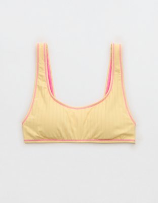 Aerie Low Scoop Ribbed Bikini Top