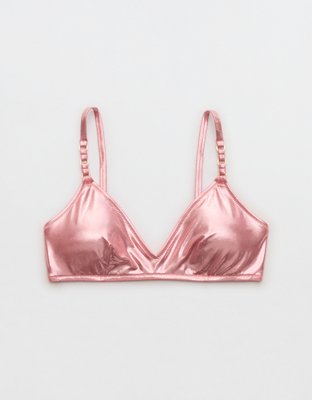 Aerie Skinny Strap Voop Bikini Top