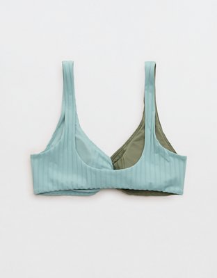 Aerie Ribbed Twist Bikini Top