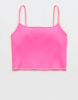 Aerie Ribbed Tankini Bikini Top