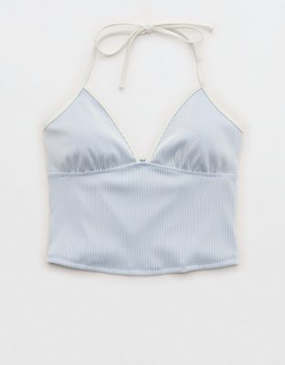 Aerie Ribbed Halter Tankini