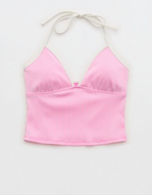 Aerie Ribbed Halter Tankini
