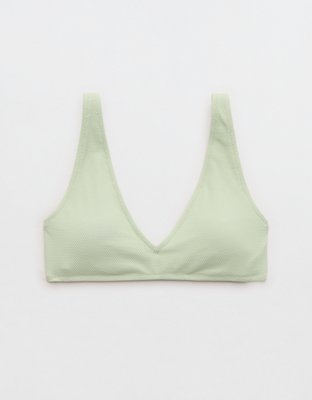 Aerie Pique Wide Strap Voop Bikini Top