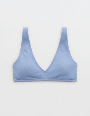 Aerie Pique Wide Strap Voop Bikini Top