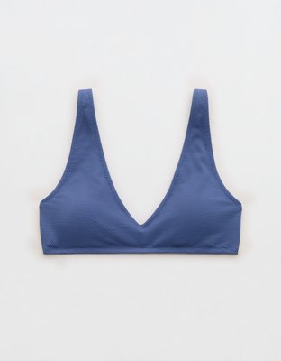 Aerie Pique Wide Strap Voop Bikini Top
