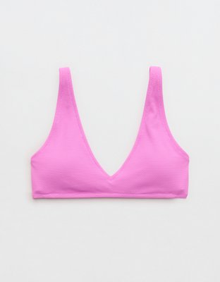 Aerie Pique Wide Strap Voop Bikini Top