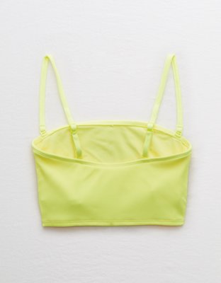 Aerie Ribbed Longline Bandeau Bikini Top