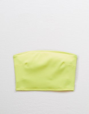 Aerie Ribbed Longline Bandeau Bikini Top