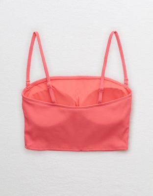 Aerie Ribbed Longline Bandeau Bikini Top