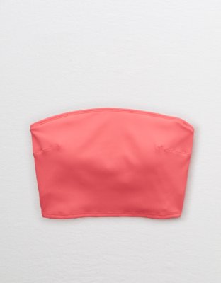 Aerie Ribbed Longline Bandeau Bikini Top