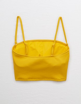 Aerie Ribbed Longline Bandeau Bikini Top