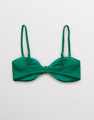 Верх бикини Knot, бандо, в рубчик — Aerie — фото 4