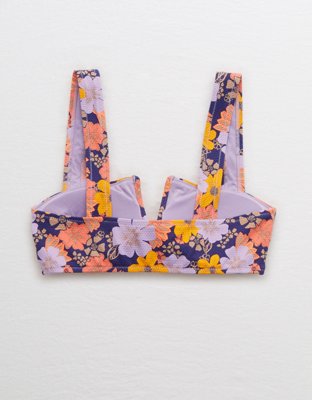 Aerie V Pique Bandeau Bikini Top