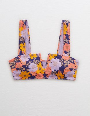 Aerie V Pique Bandeau Bikini Top