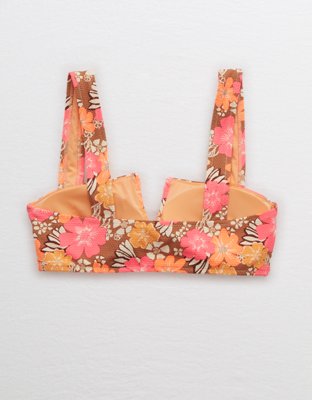 Aerie V Pique Bandeau Bikini Top