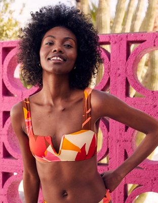 Aerie bandeau best sale bikini top