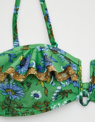 Aerie Ruffle Bandeau Bikini Top