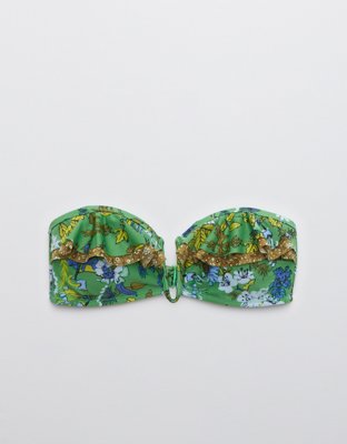 Aerie Ruffle Bandeau Bikini Top
