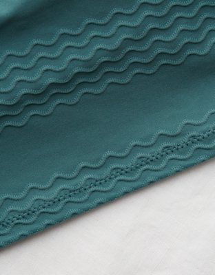 Верх бикини Jacquard Longline, бандо — Aerie — фото 3