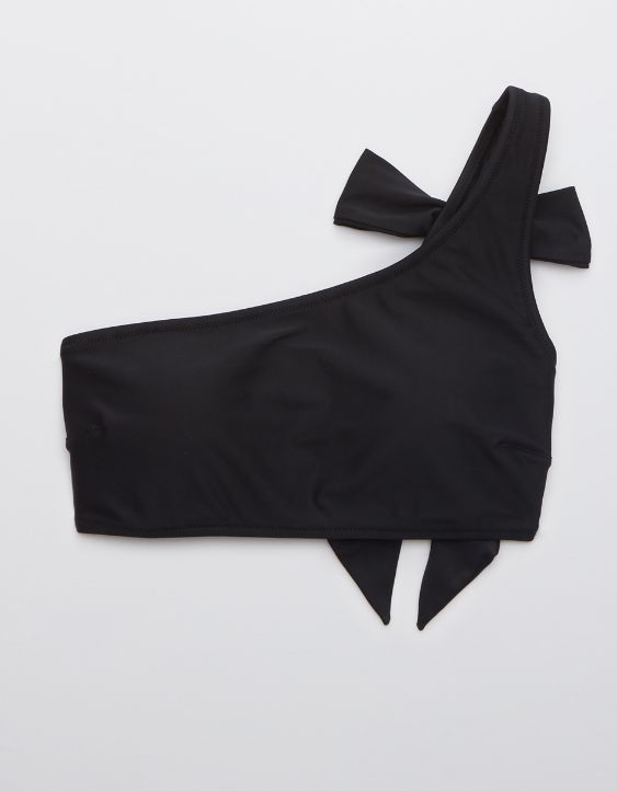 Aerie Bow One Shoulder Bandeau Bikini Top