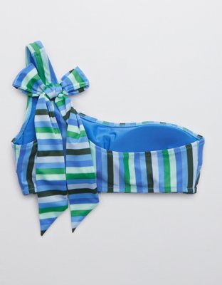 Aerie Bow One Shoulder Bandeau Bikini Top