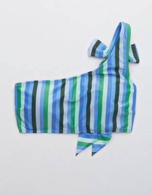 Aerie Bow One Shoulder Bandeau Bikini Top