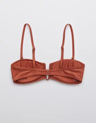 Aerie Ruffle Bandeau Bikini Top