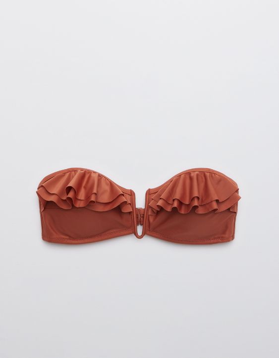 Aerie Ruffle Bandeau Bikini Top