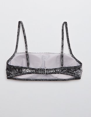 Aerie Snake Bandeau Bikini Top