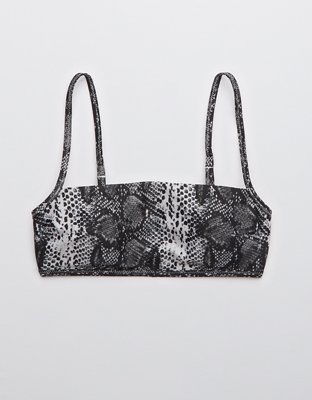 Aerie Snake Bandeau Bikini Top