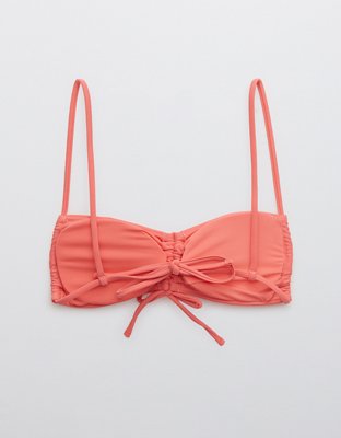 Aerie Ruched Bandeau Bikini Top