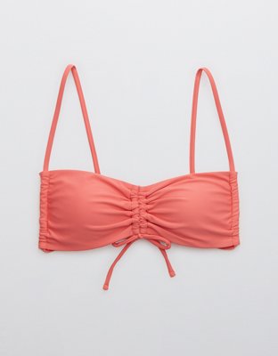 Aerie Ruched Bandeau Bikini Top