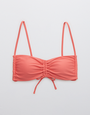 Aerie Ruched Bandeau Bikini Top