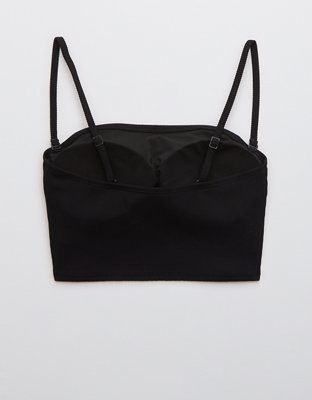 Aerie Ribbed Longline Bandeau Bikini Top