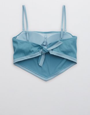Верх бикини Bandana, в рубчик — Aerie — фото 4
