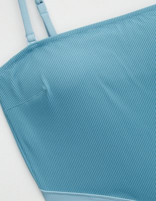 Aerie Ribbed Binding Bandana Bikini Top