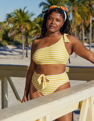 Aerie Asymmetrical Bandeau Bikini Top