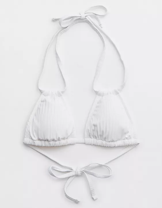 Aerie Textured Multi-Way Triangle Bikini Top