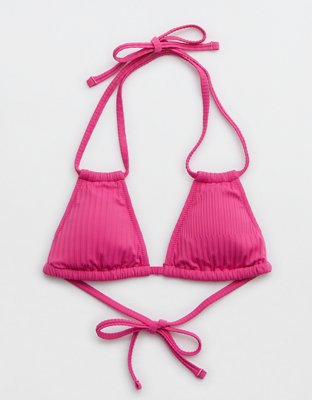 Aerie Textured Multi-Way Triangle Bikini Top