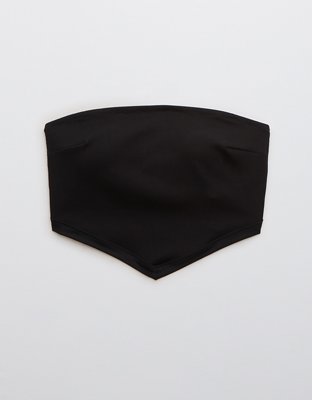 Aerie Ribbed Mix Bandana Bandeau Bikini Top