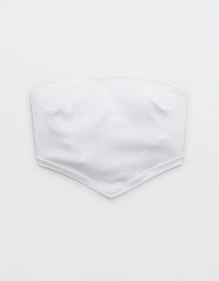 Aerie Ribbed Mix Bandana Bandeau Bikini Top