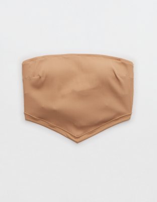 Aerie Ribbed Mix Bandana Bandeau Bikini Top