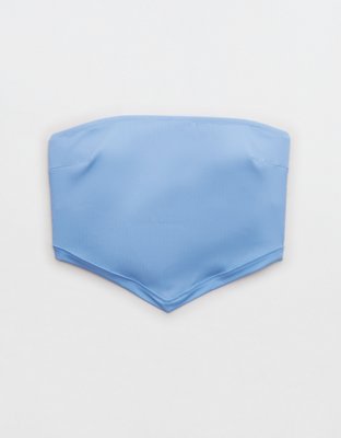 Aerie Ribbed Mix Bandana Bandeau Bikini Top