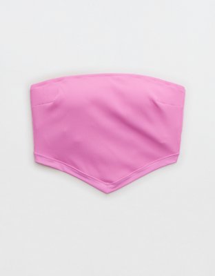 Aerie Ribbed Mix Bandana Bandeau Bikini Top